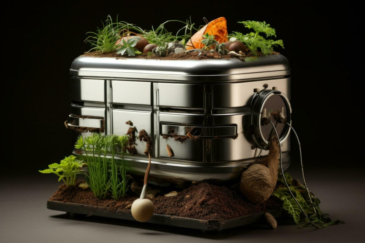 AI generated composters eden gardening photo