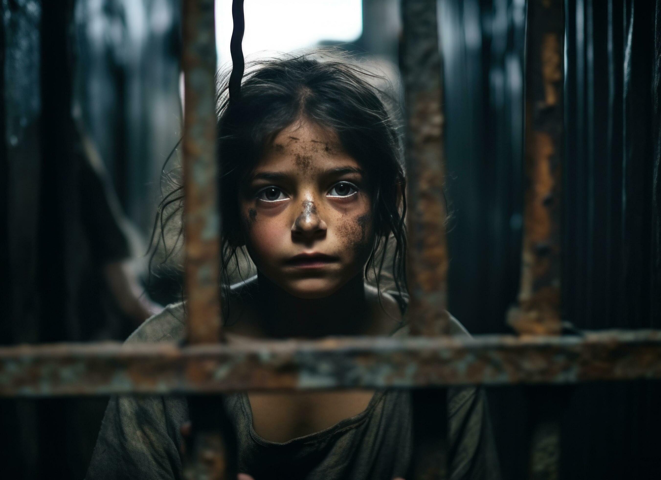 AI generated girl in shack background 35845177 Stock Photo at Vecteezy