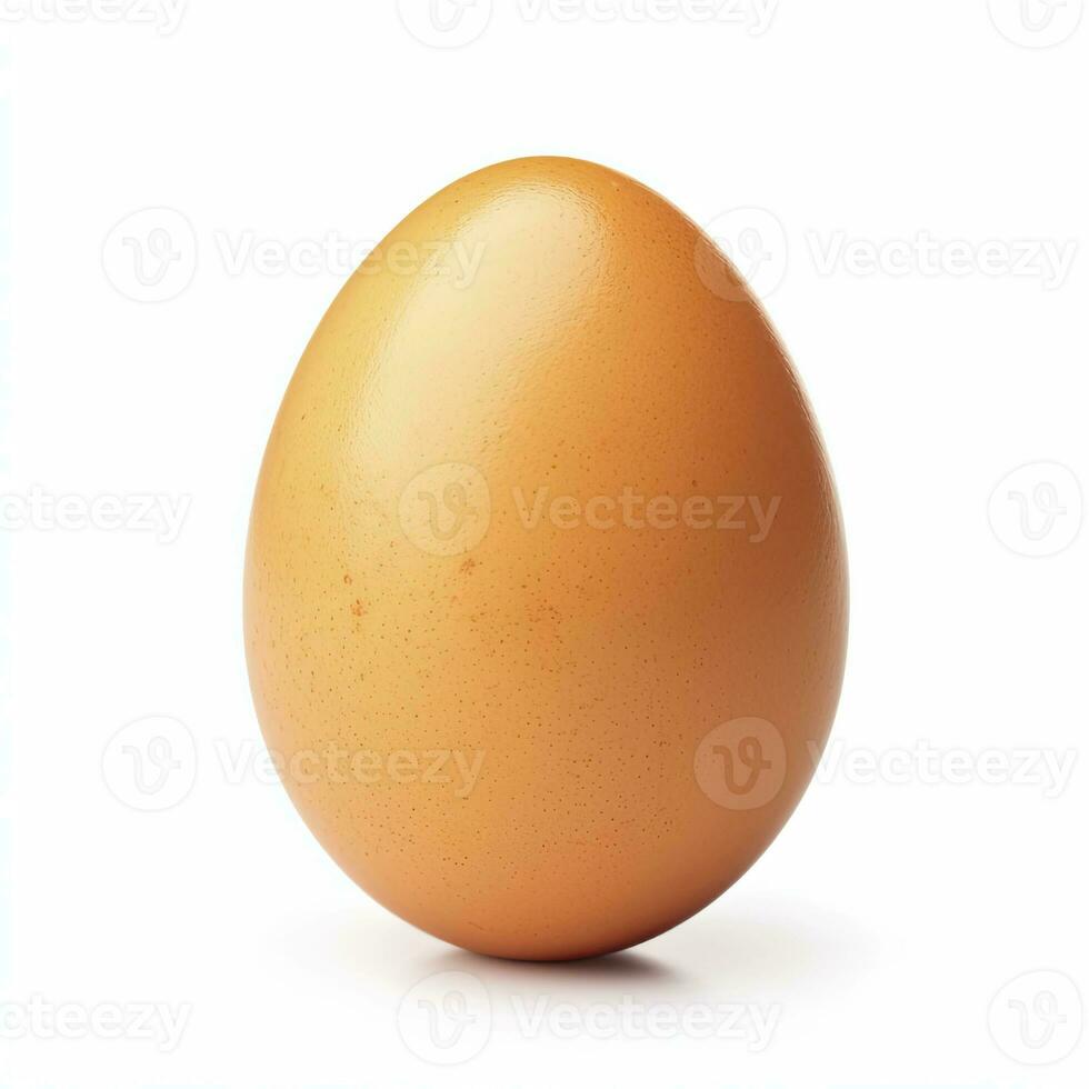 AI generated Egg isolated on white background. AI Generated photo