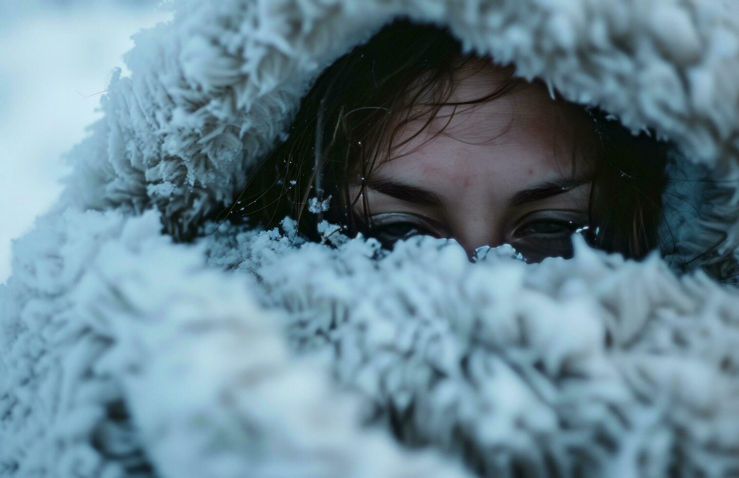 AI generated winter is here, so why do people have the flu photo