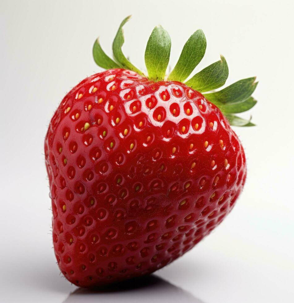 AI generated a strawberry isolated photo