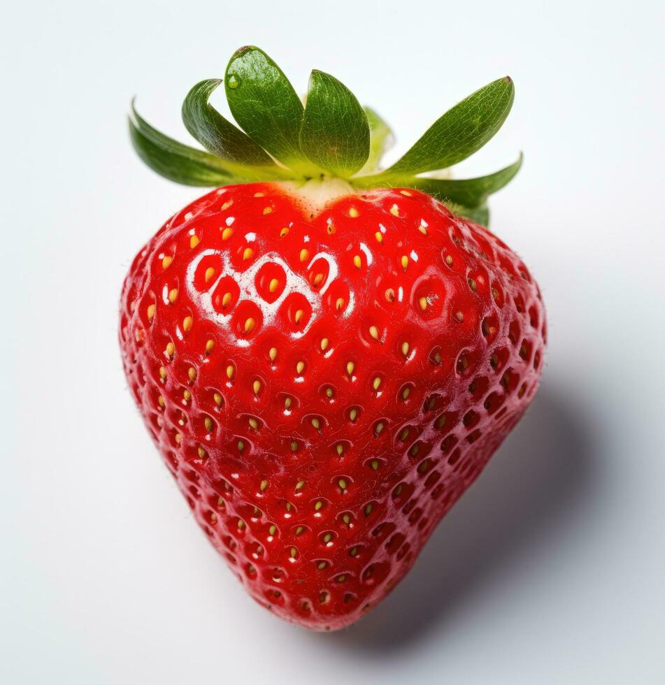 AI generated a strawberry isolated photo