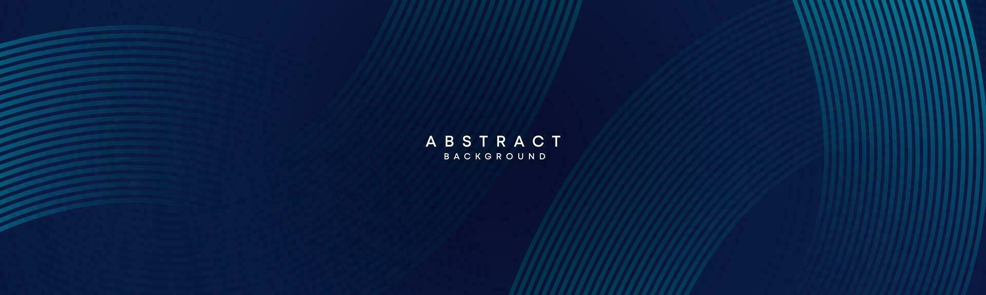 Abstract Dark Blue Waving circles lines Technology Background. Modern gradient with glowing lines shiny geometric shape and diagonal, for brochure, cover, poster, banner, website, header vector