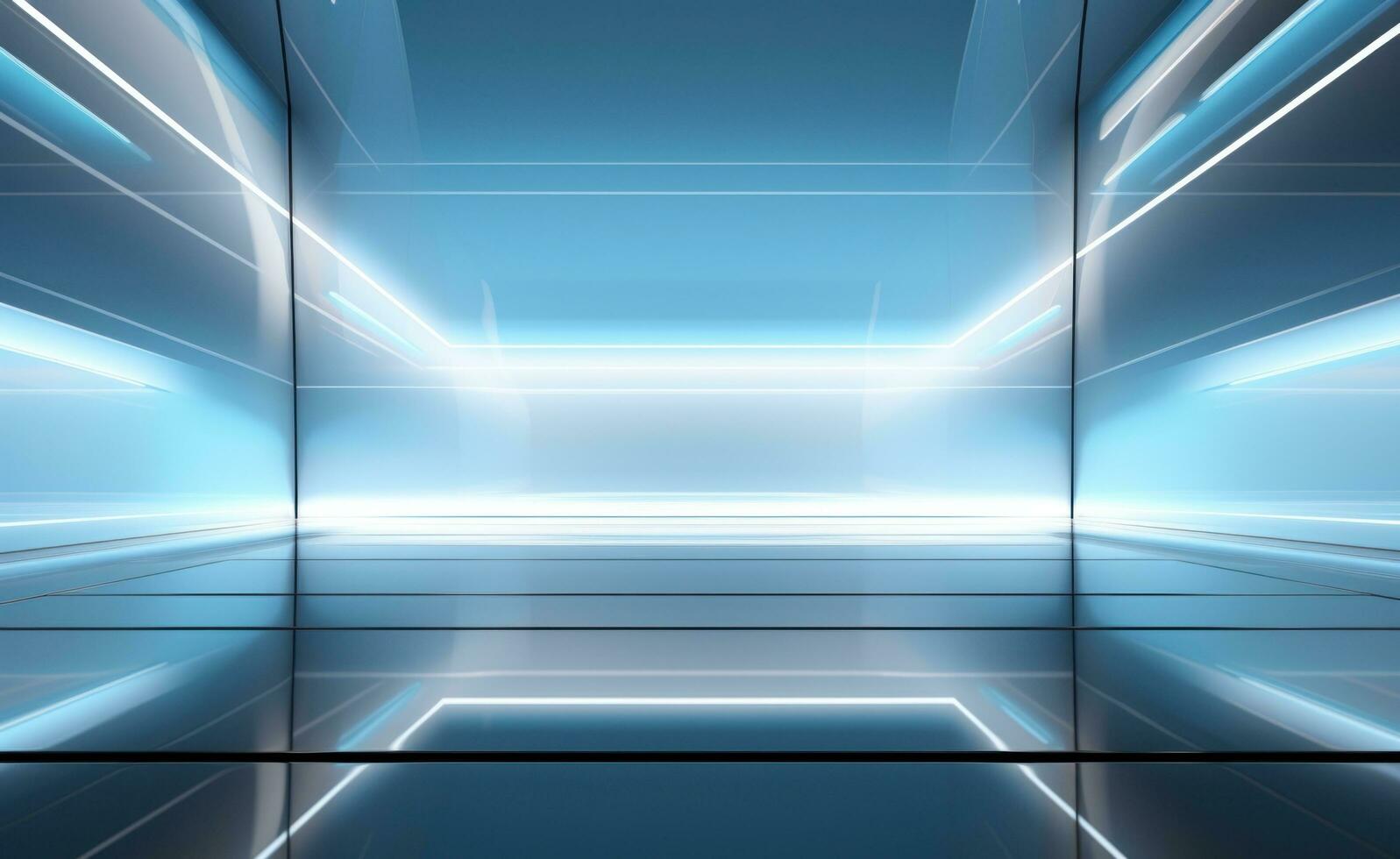 AI generated space background with light blue and white space photo