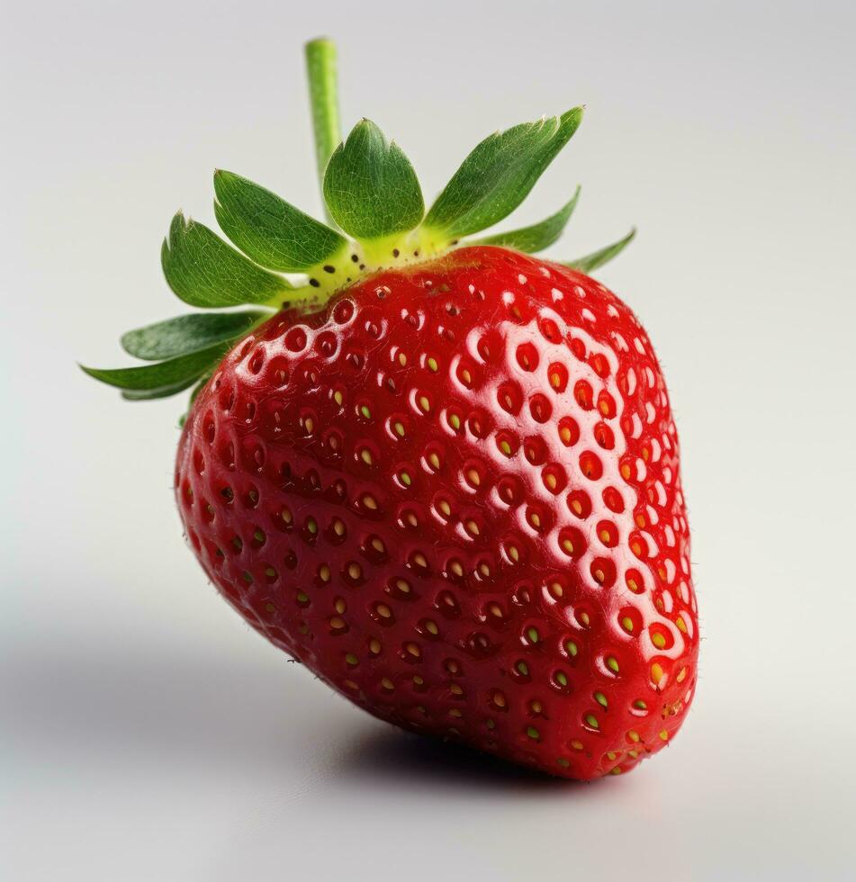 AI generated a strawberry isolated photo