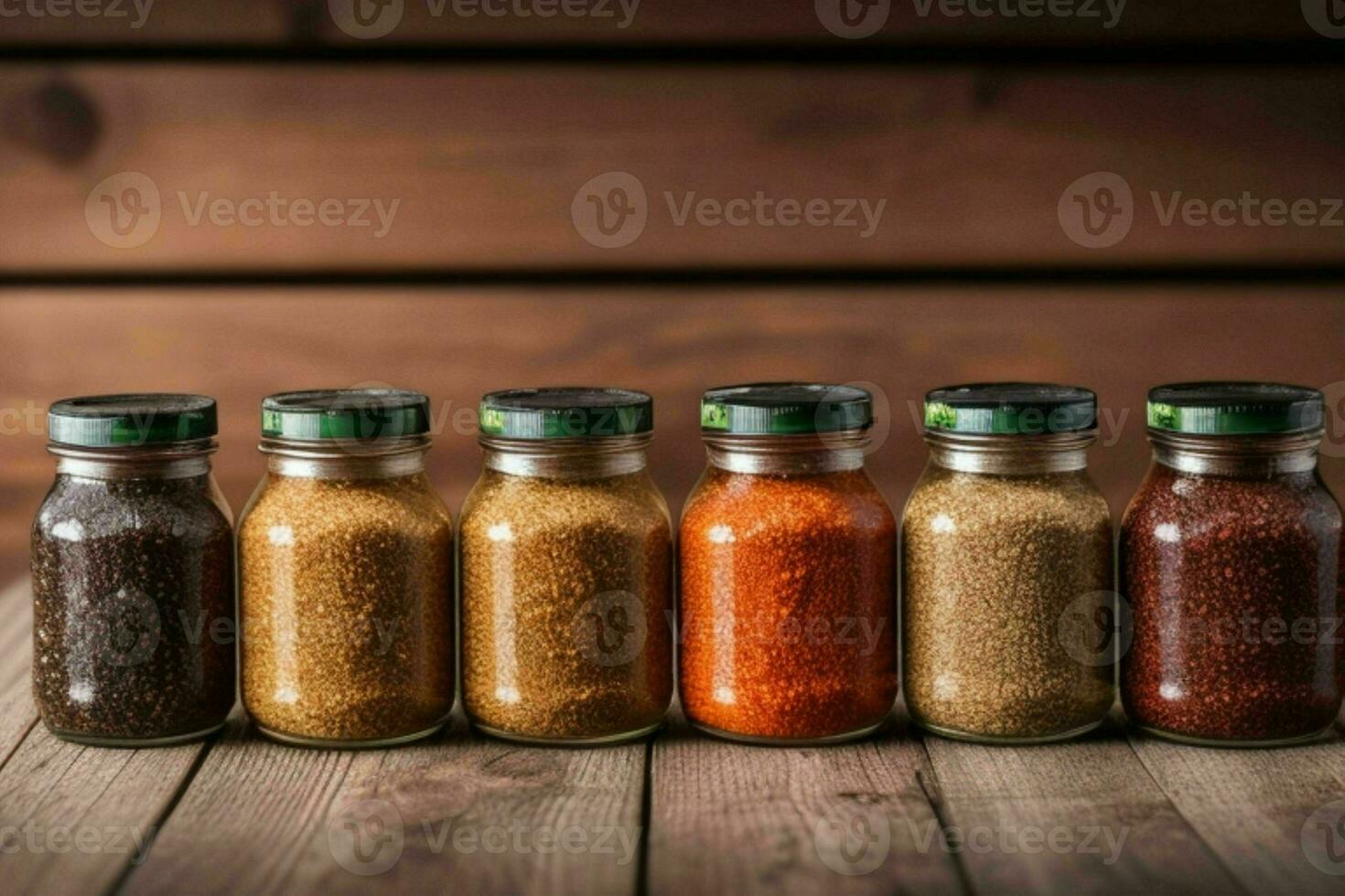 AI generated Spices in a jar. Pro Photo