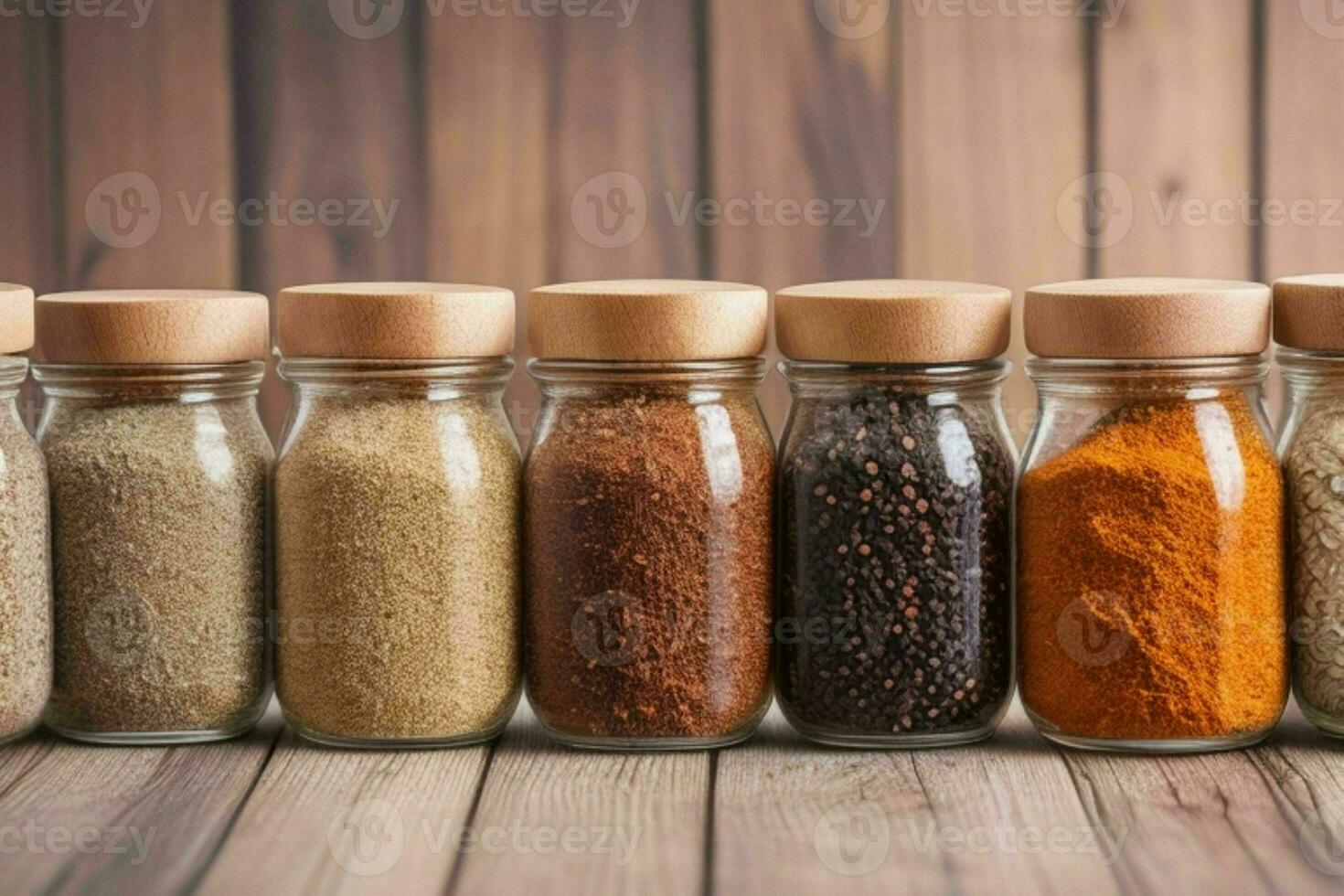 AI generated Spices in a jar. Pro Photo