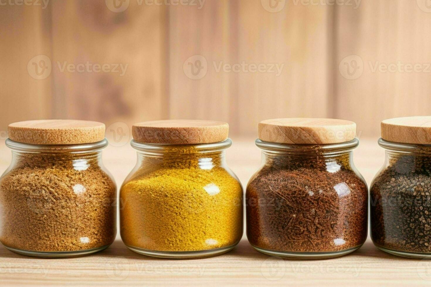 AI generated Spices in a jar. Pro Photo