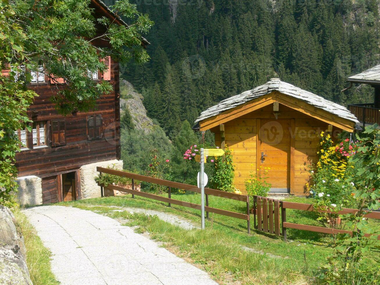 a wooden fence photo