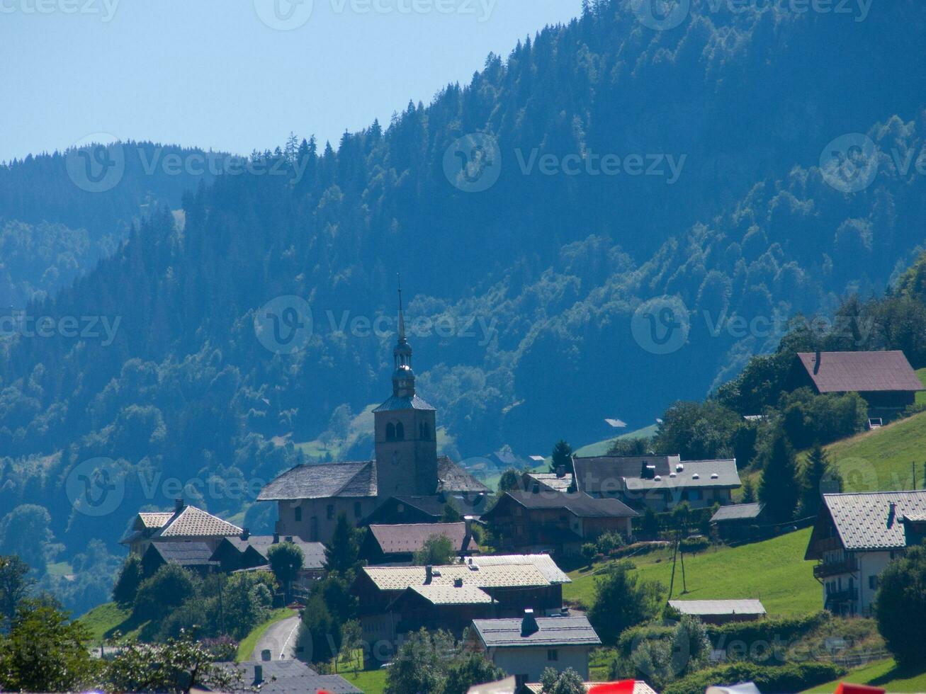 a mountain range in the background photo