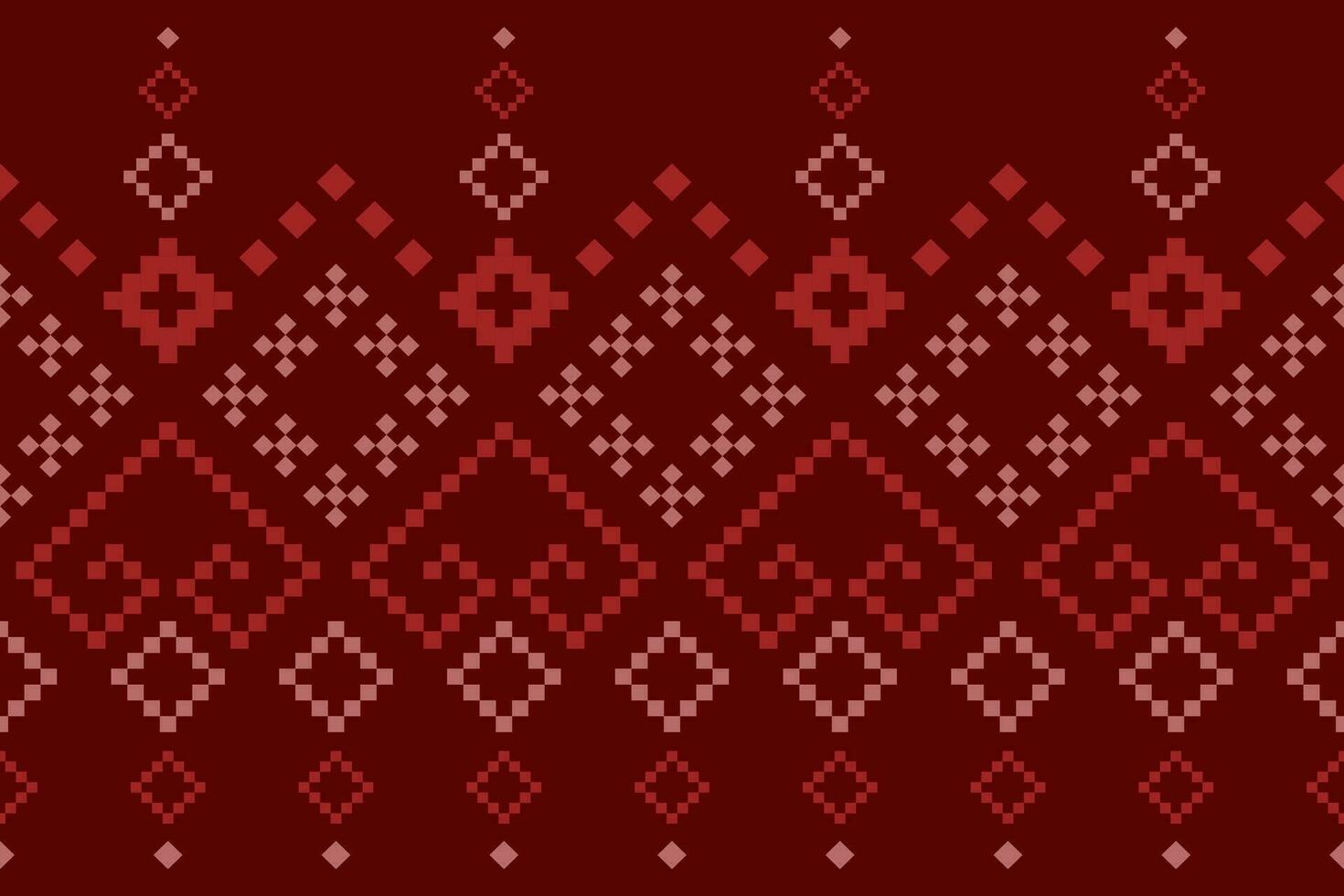 rojo tradicional étnico modelo cachemir flor ikat antecedentes resumen azteca africano indonesio indio sin costura modelo para tela impresión paño vestir alfombra cortinas y pareo de malasia vector