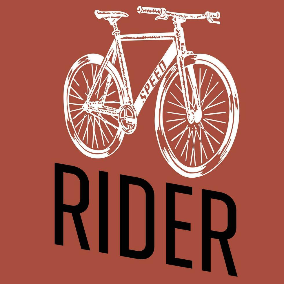 Bicycle Rider Graphic Vector