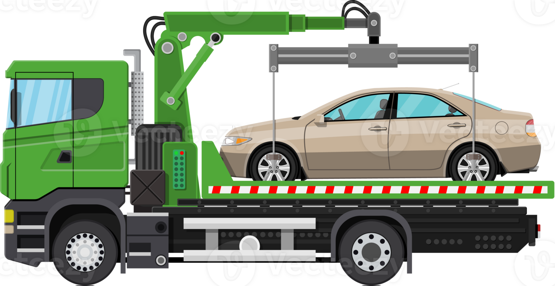 Tow truck, city road side assistance service png