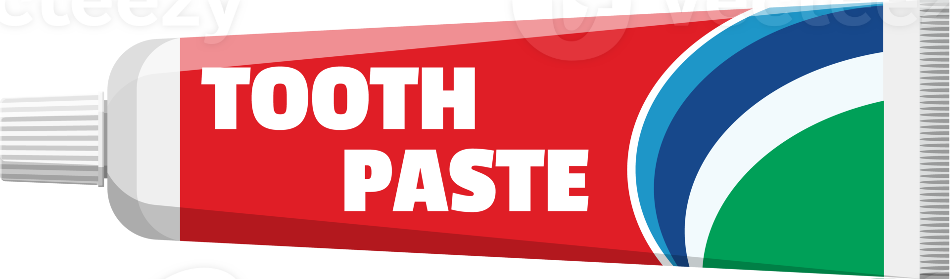 Package with tooth paste png