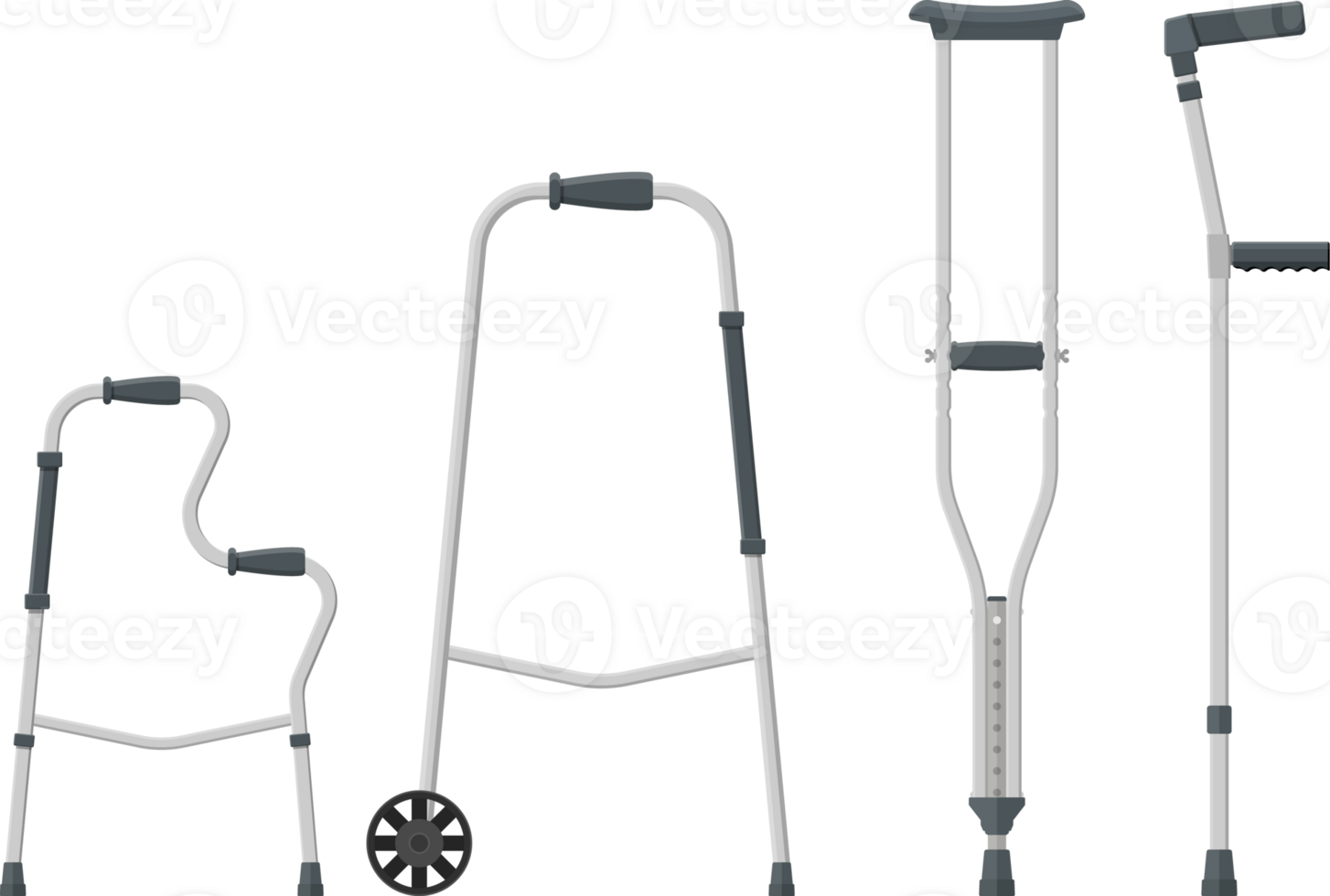 Mobility aids, walker, crutches, quad cane 35856632 PNG
