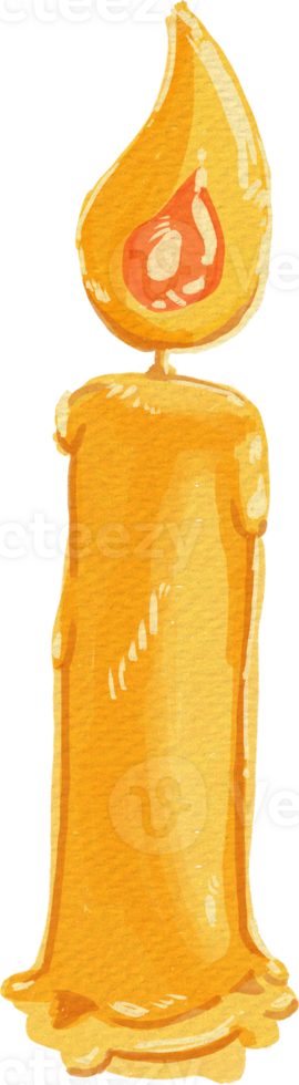 Drawing candle cute. png