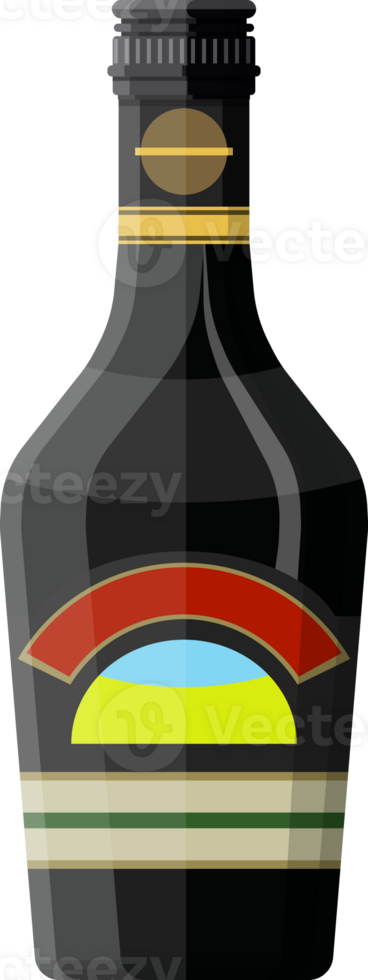 Alcohol drinks in bootle png