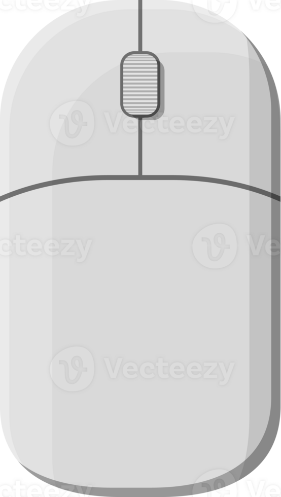 Simple computer or laptop mouse png