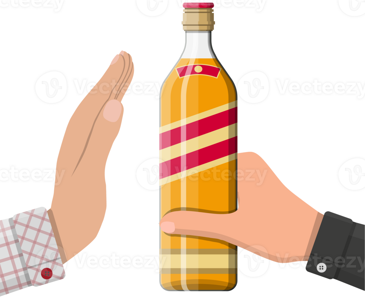 Alcohol abuse concept png
