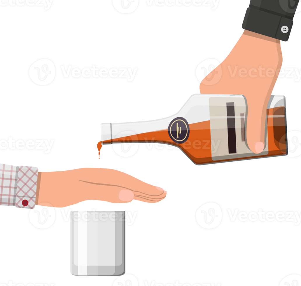Alcohol abuse concept png