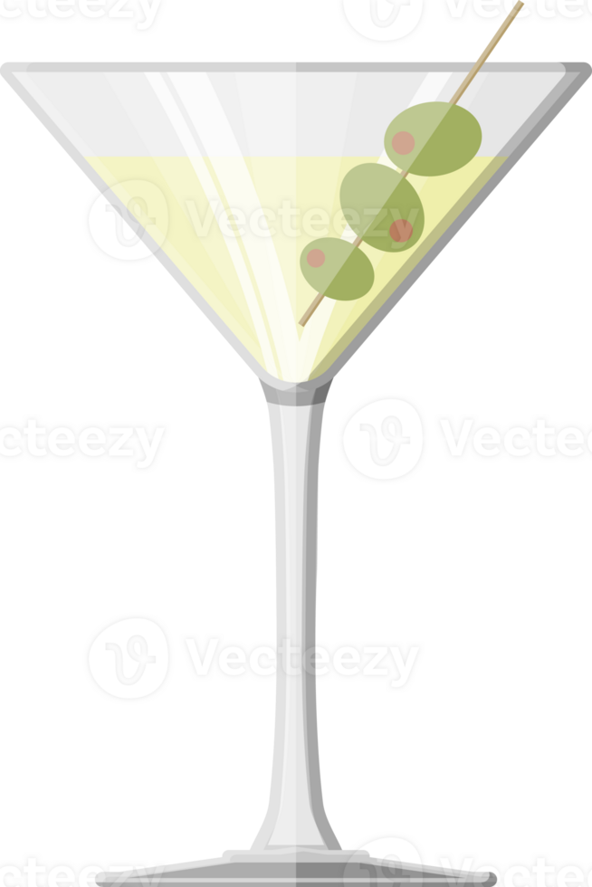 Alcohol drink in glass png