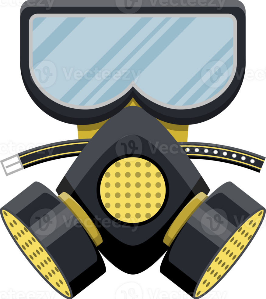 Modern gas mask respirator png