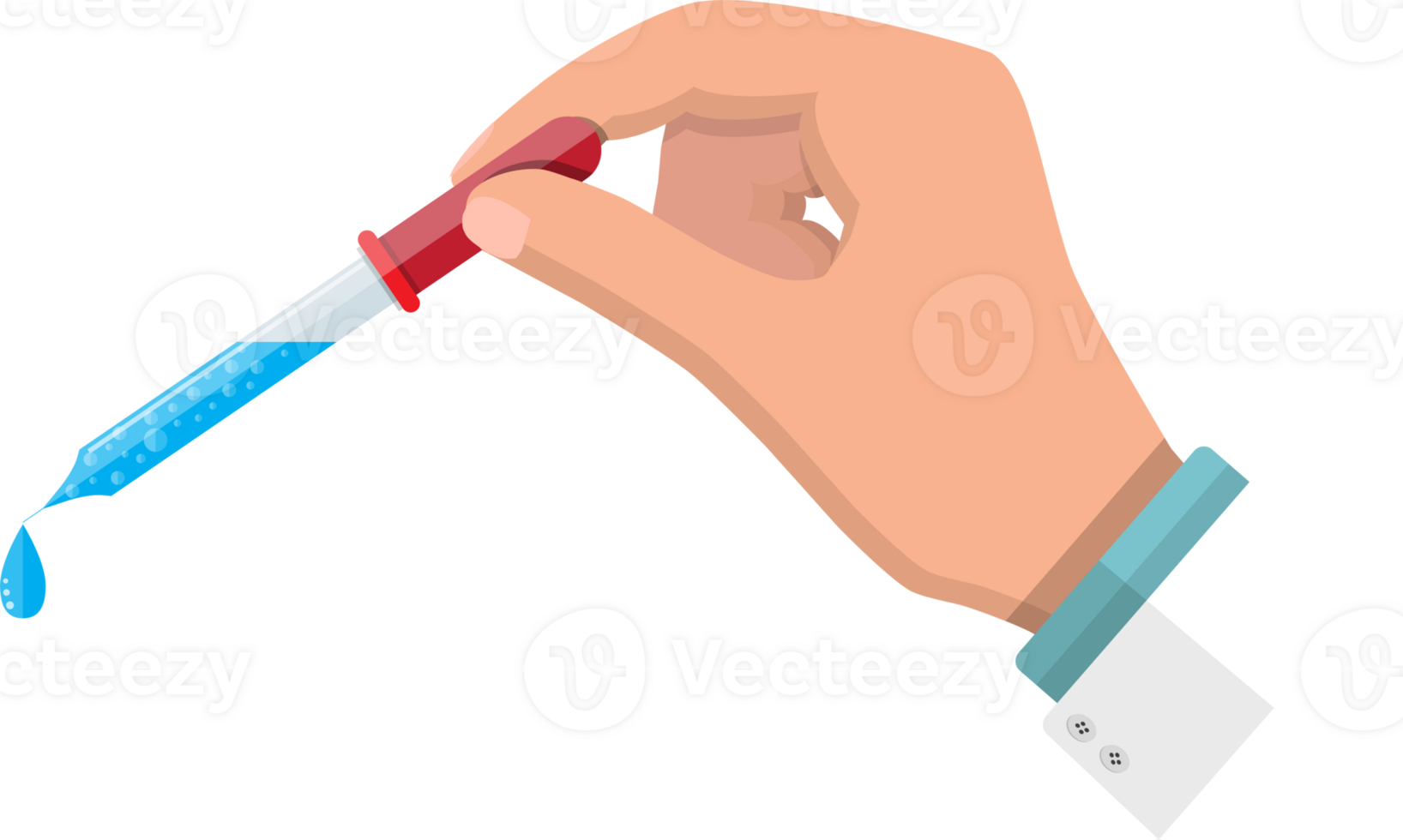 Pipette with drop in hands doctor. png