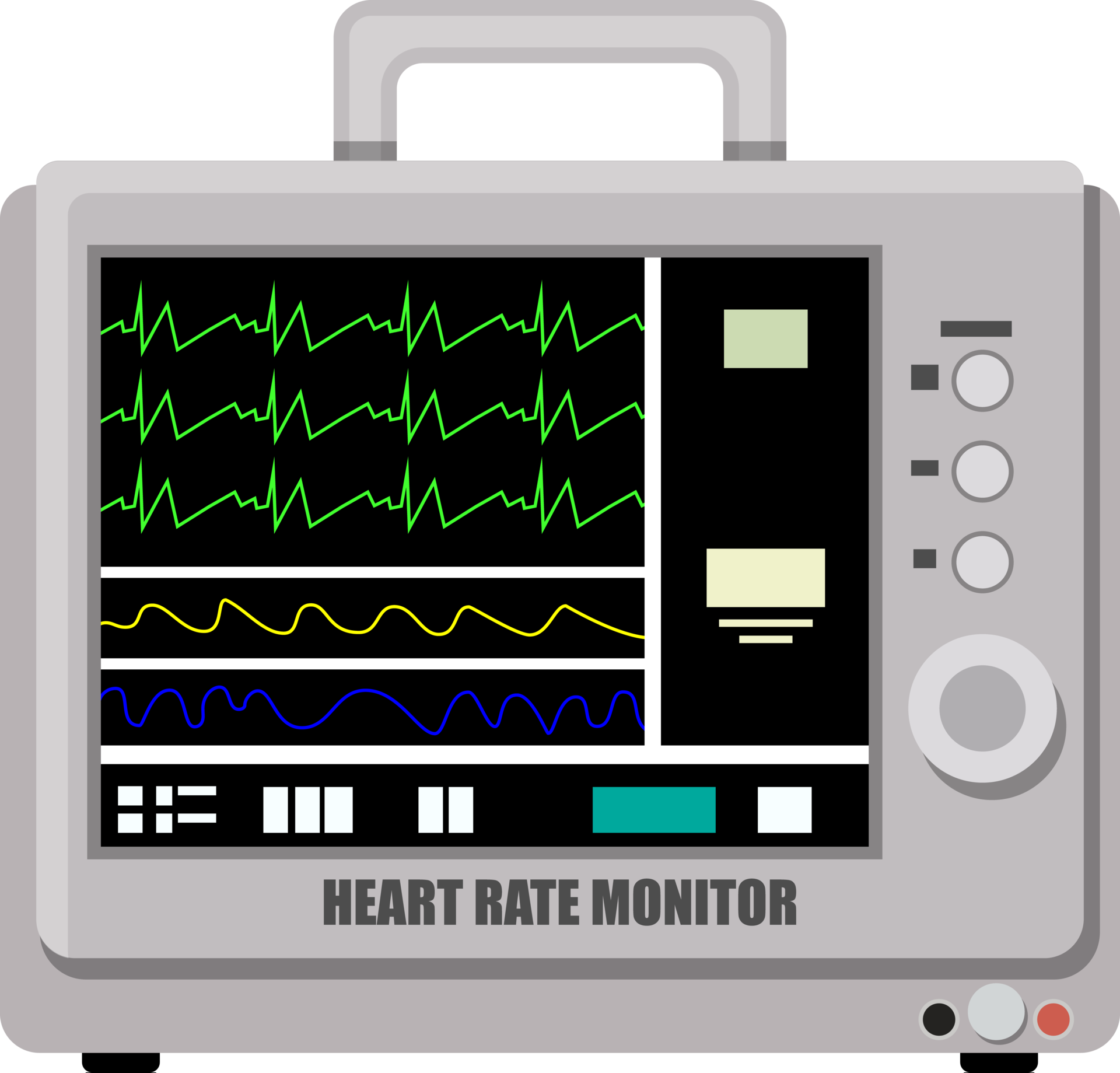 Patient heart rate monitor 35857679 PNG