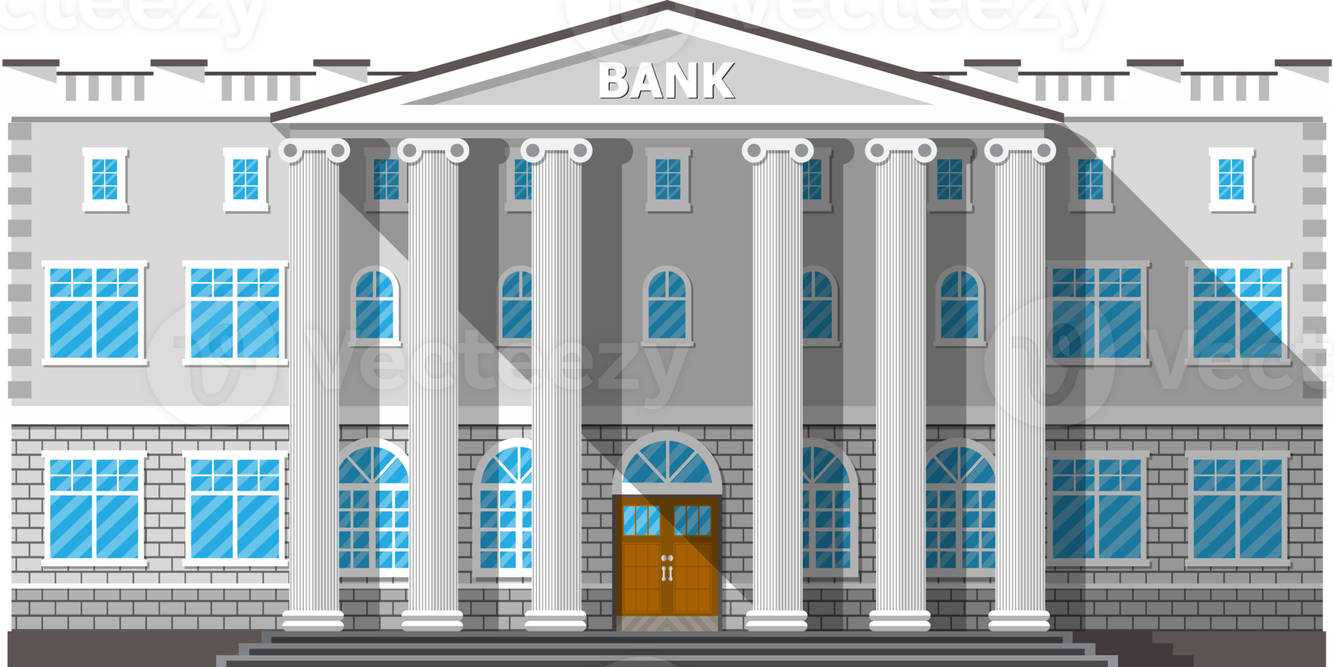 Bank building, financial house png