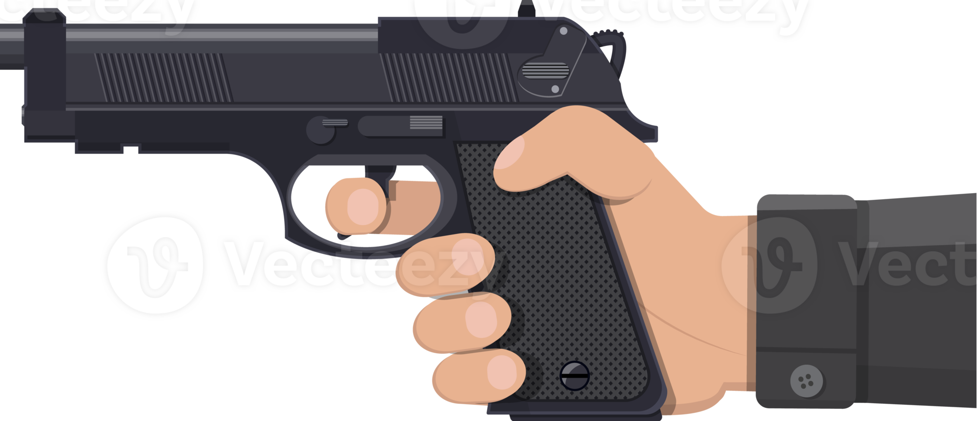 pistola pistola, automático moderno revólver png