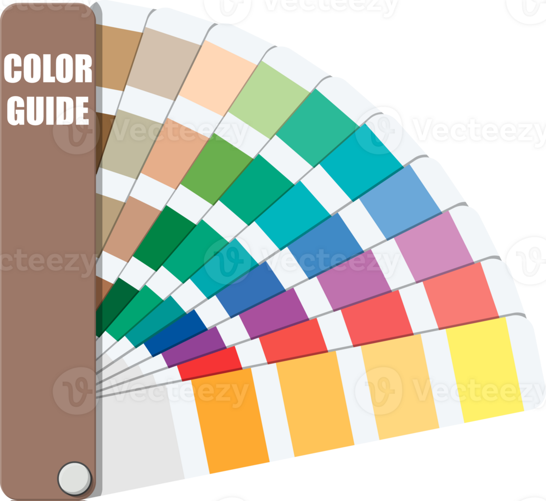 Color swatch, color palette guide png