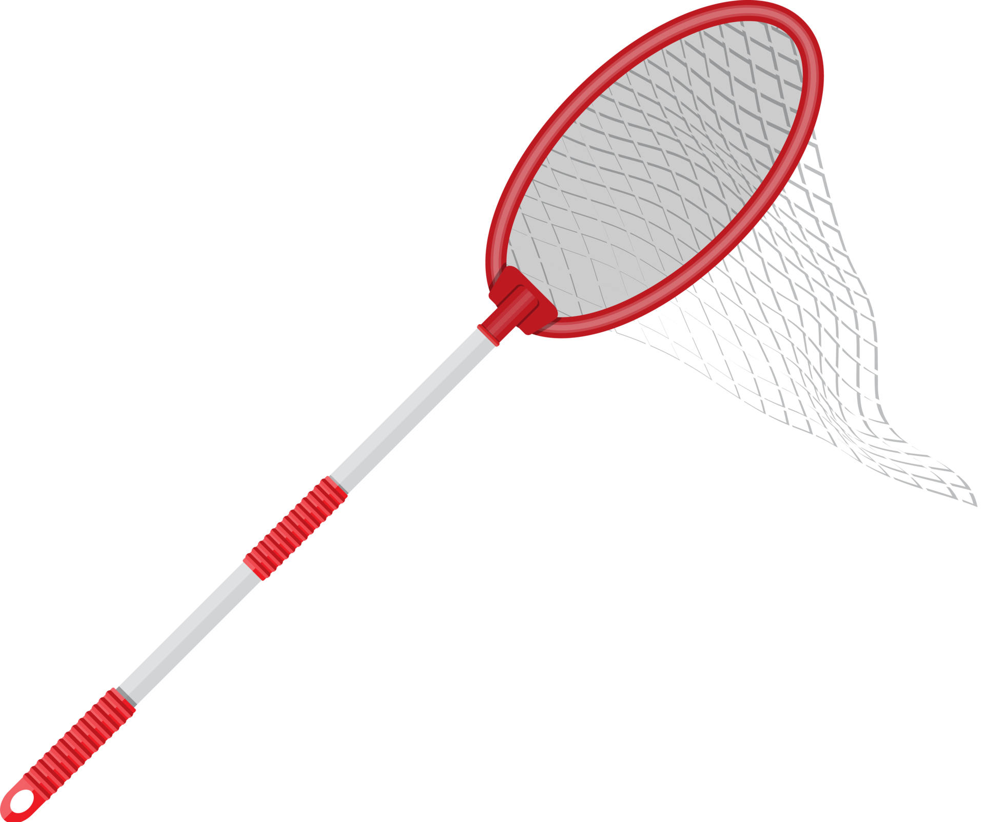 Butterfly net with plastic handle 35857850 PNG