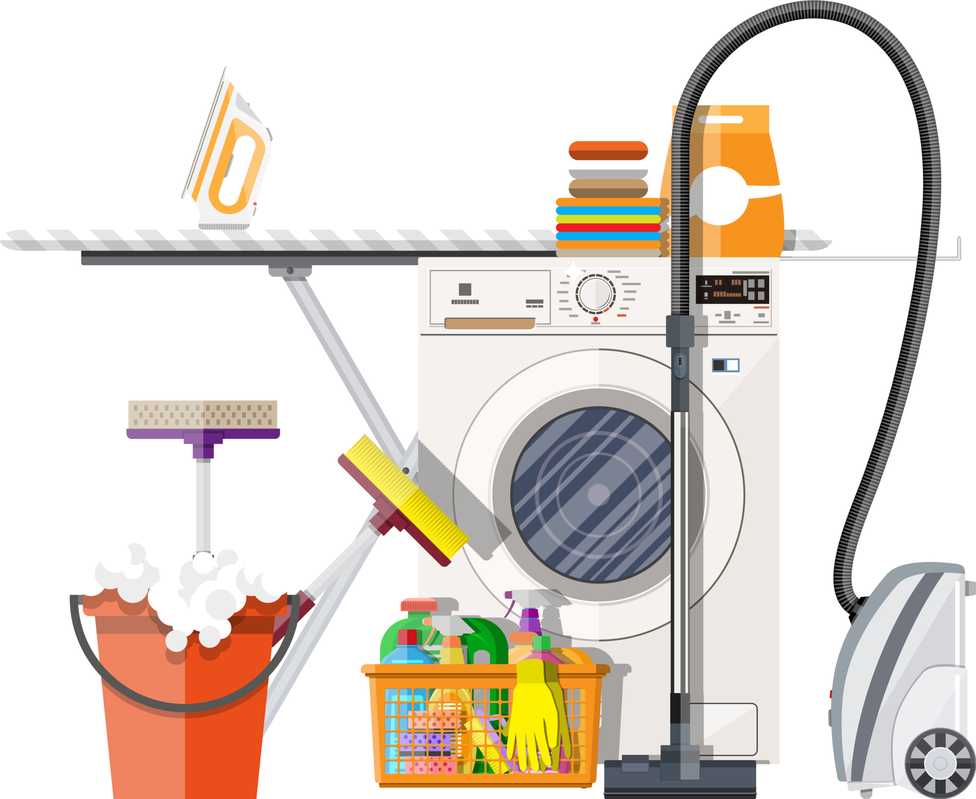 Cleaning and laundry room 35857940 png