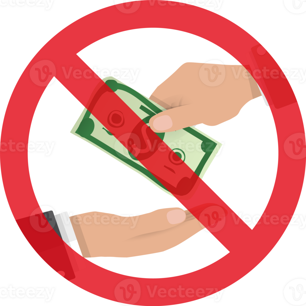 Anti corruption concept png