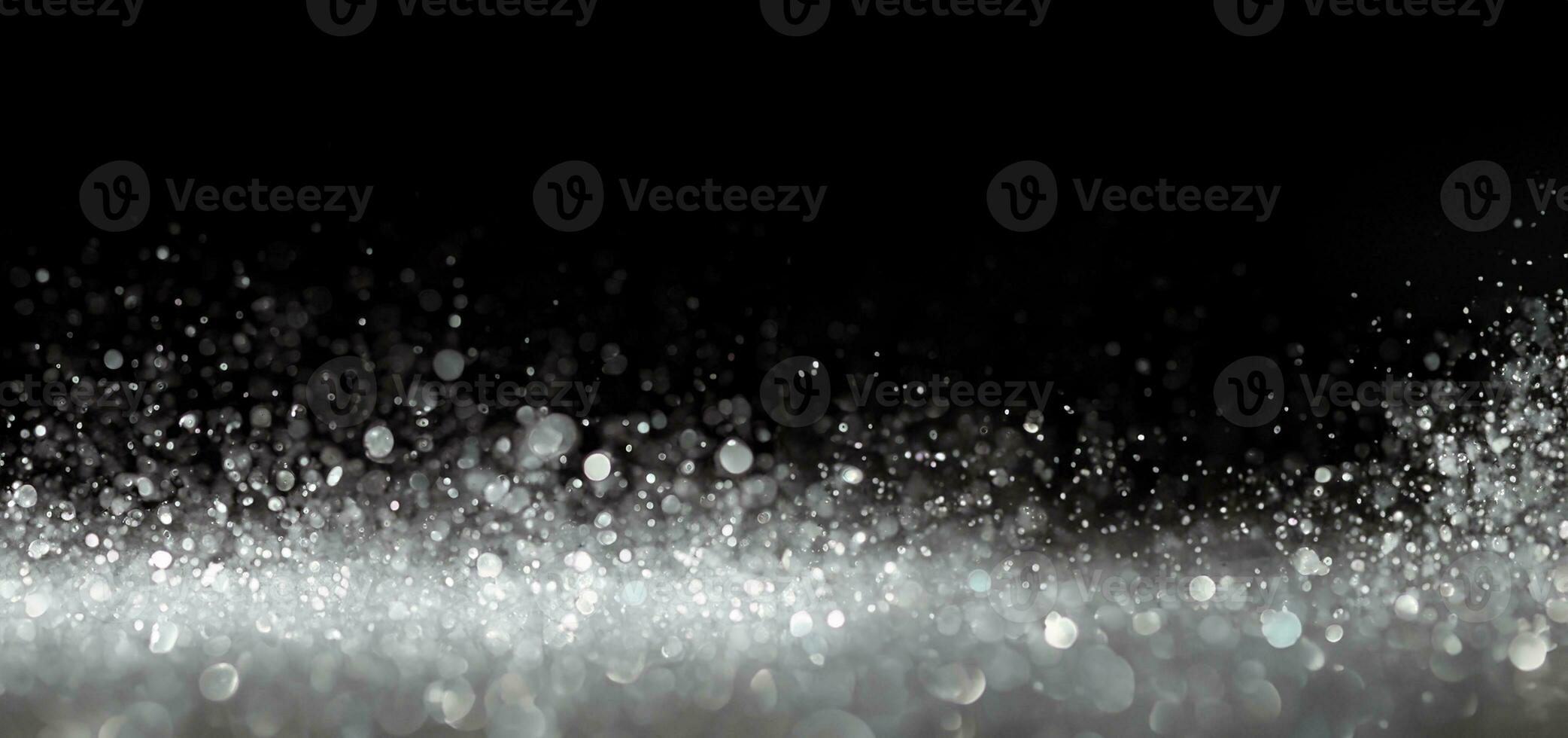 Sparkling glittering lights abstract background photo