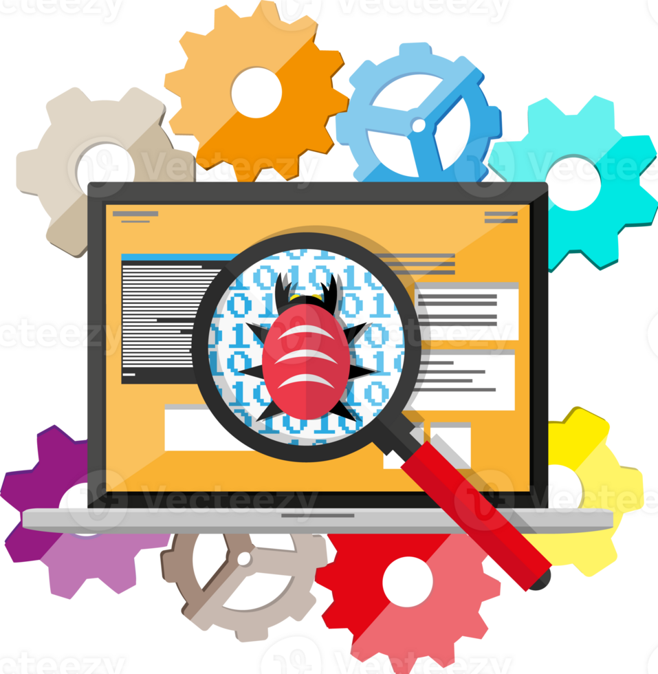 Bug or virus in programming code png