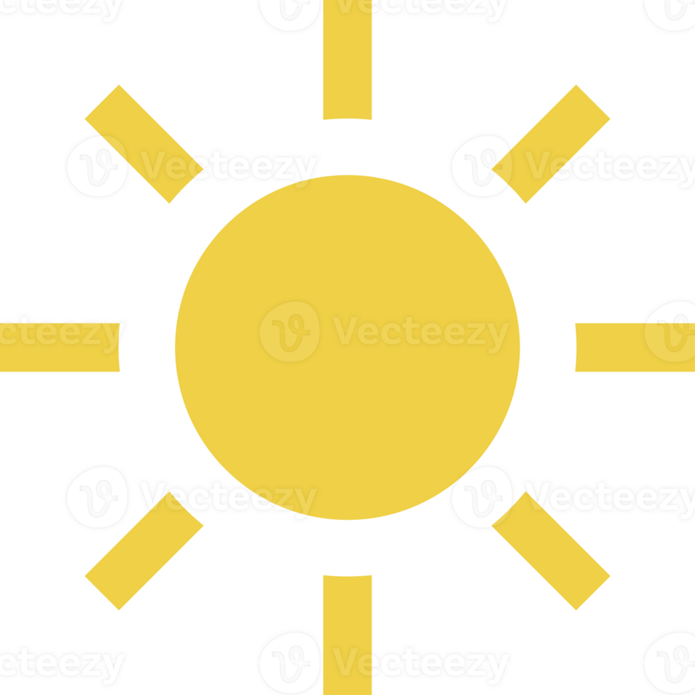 Weather icon in flat style png