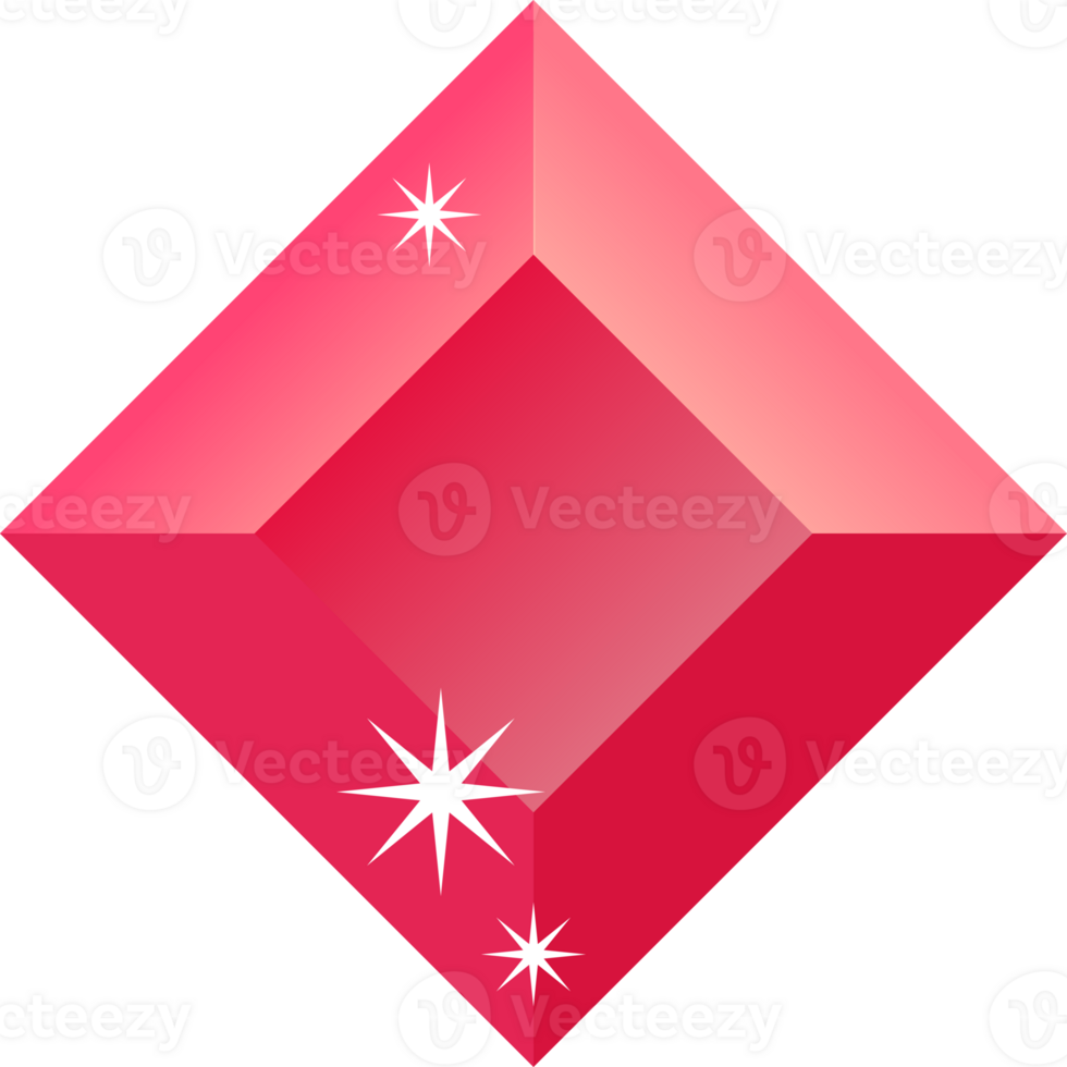 Colored gem icon png