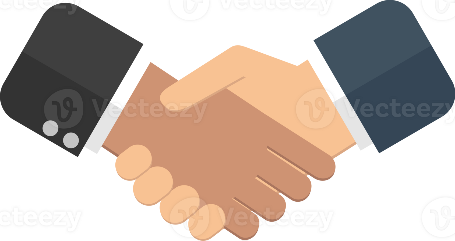 Businessmans handshake. shaking hands. png