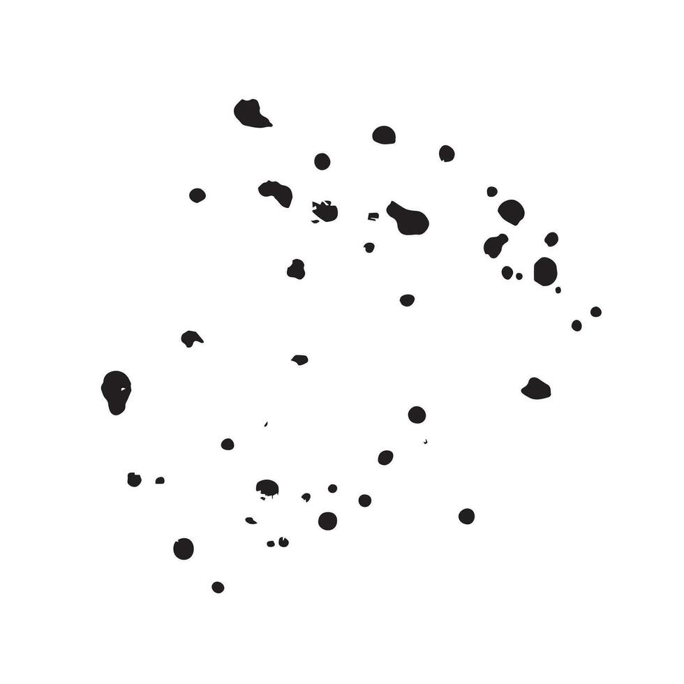 Ink splatters on white background. Splashes. vector
