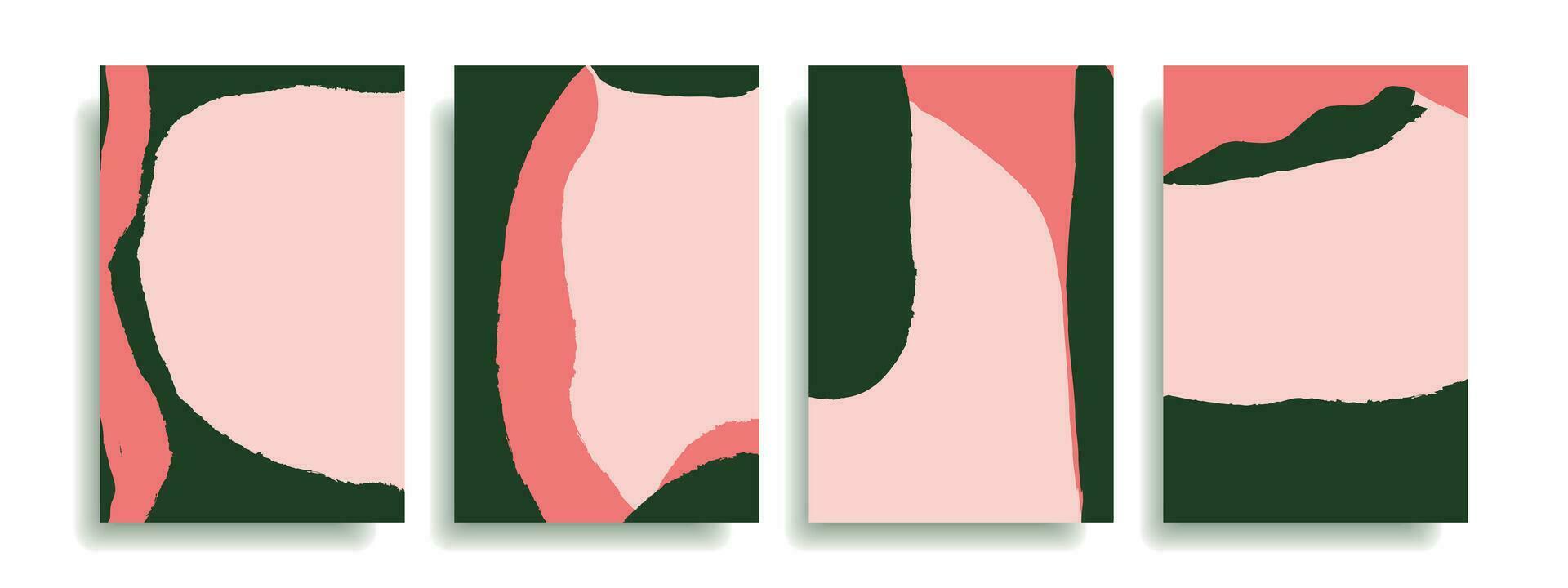 Abstract trendy universal banners. Suitable for postcard, poster, banner design. vector