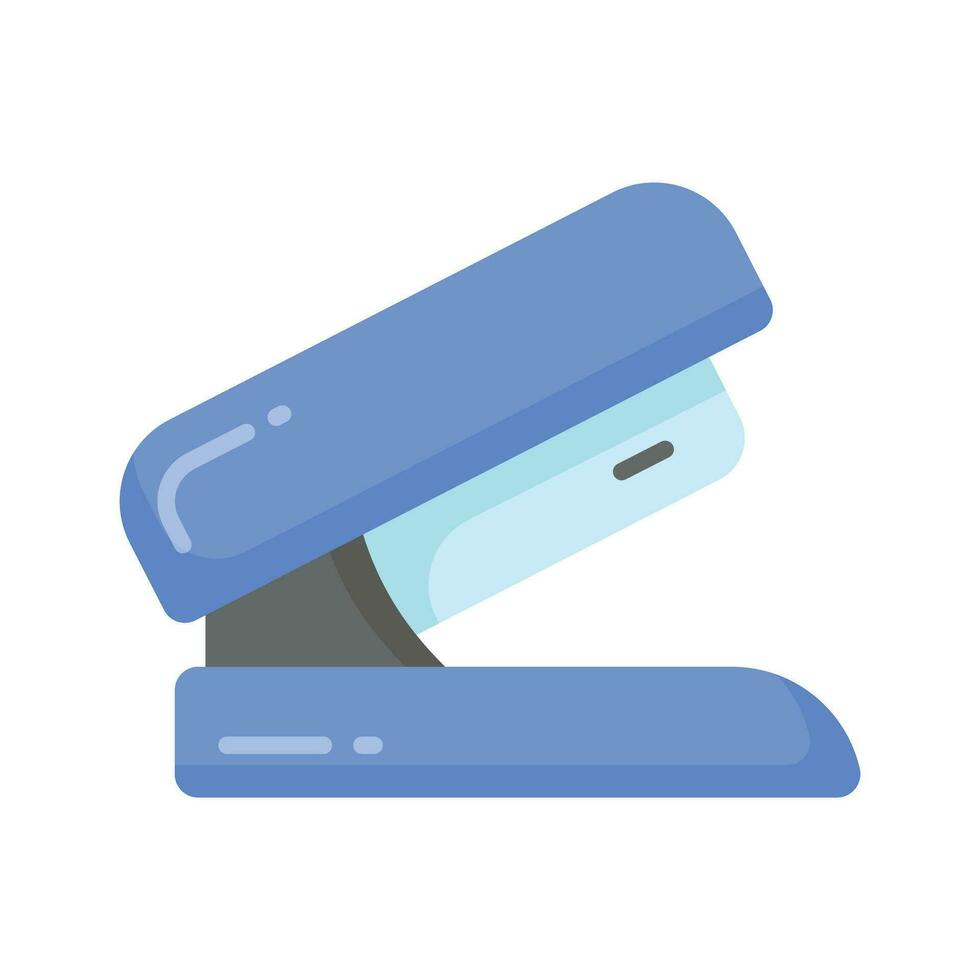 A creative icon of stapler in trendy style, stationery item, office supplies vector