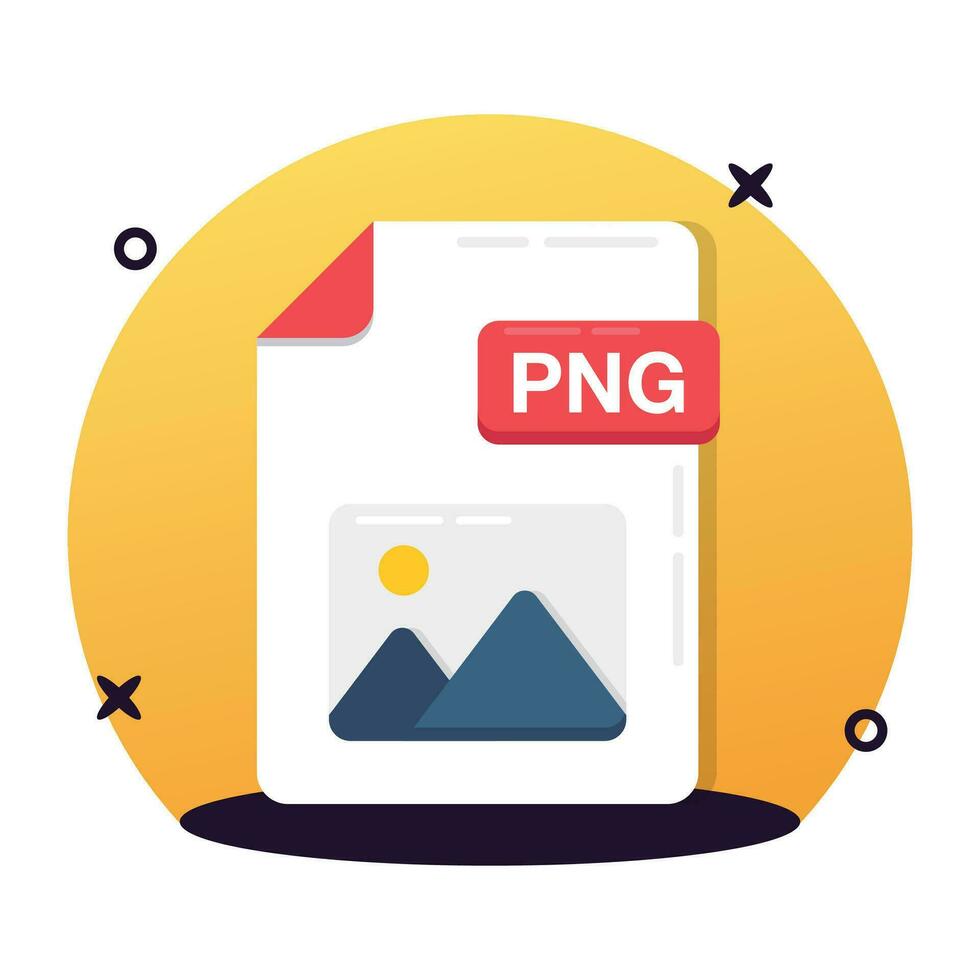 PNG file format flat icon design ready for premium use vector