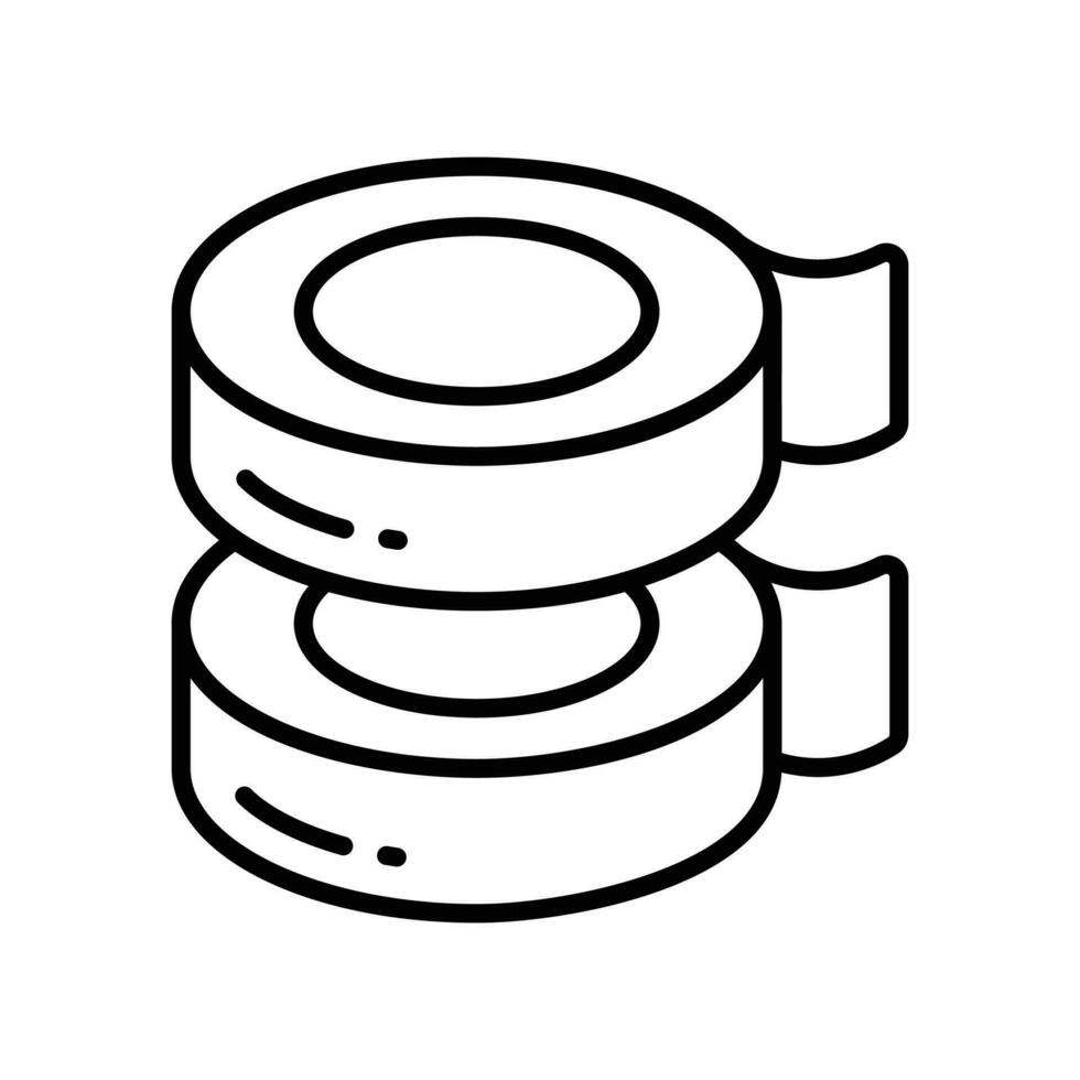 Adhesive tape vector design, isolated on white background, ready to use