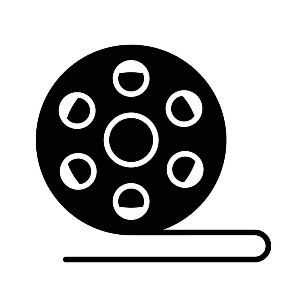 A customizable vector of film roll in modern style ready to use icon