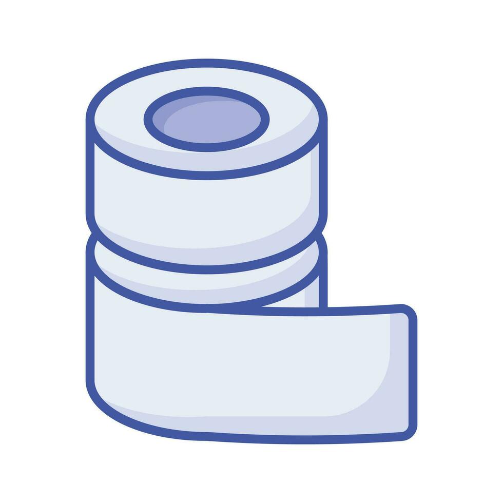 Tissue roll icon in modern design style, toilet paper roll, barbershop tissue rolls vector design