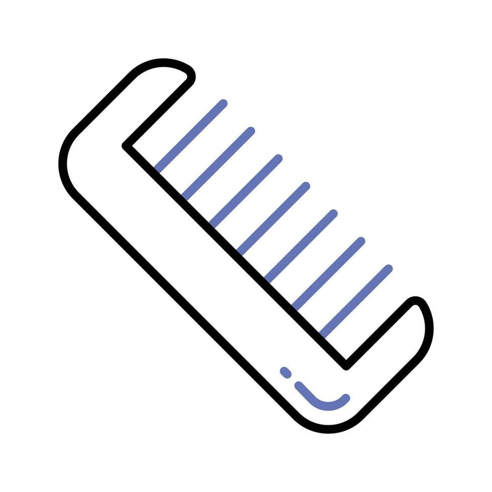 Hair comb vector design, barbershop accessories icon, ready to use
