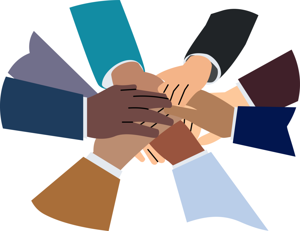 businessman and teamwork doing handshake together png