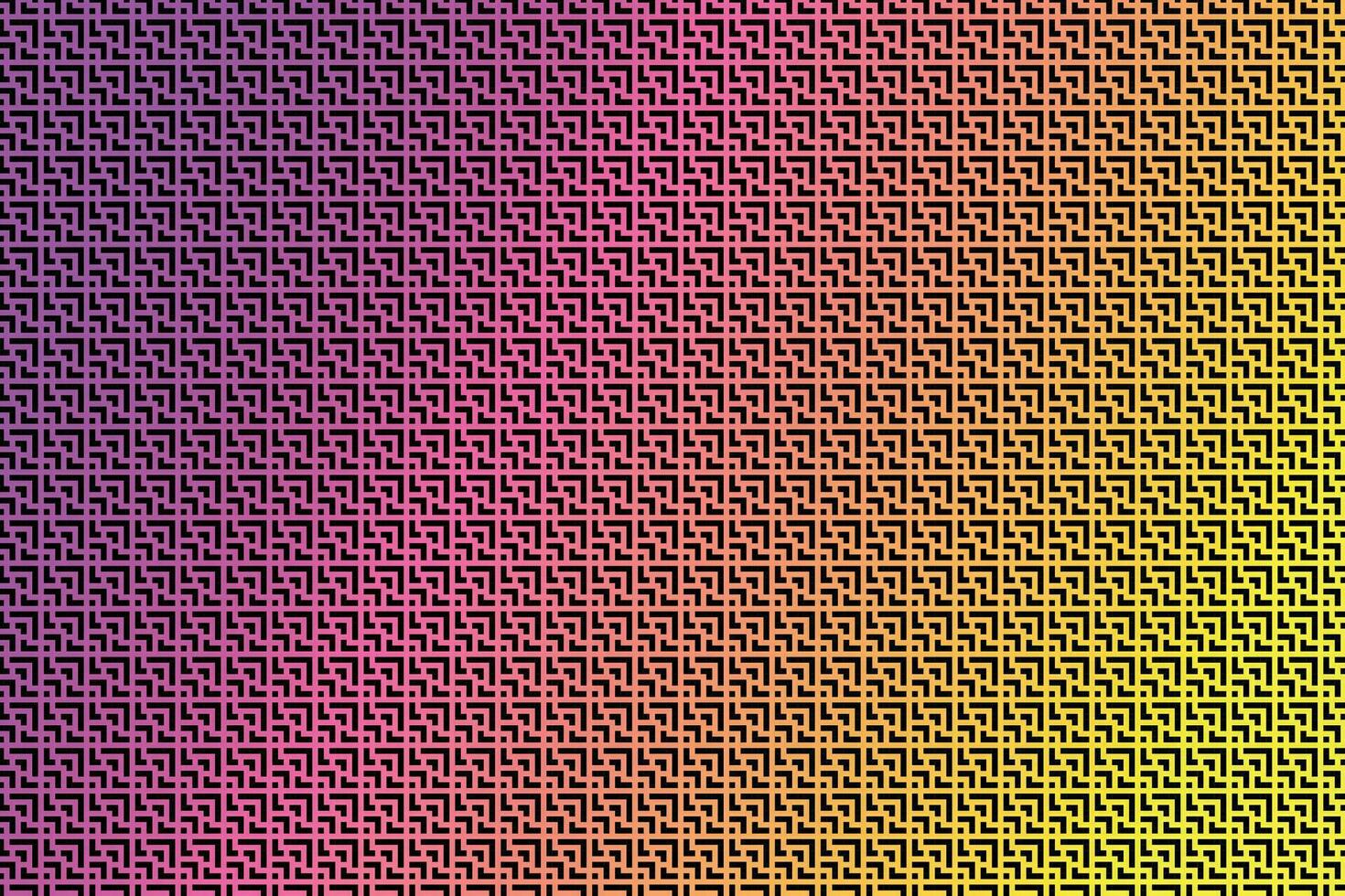 Vector seamless line art pattern design.