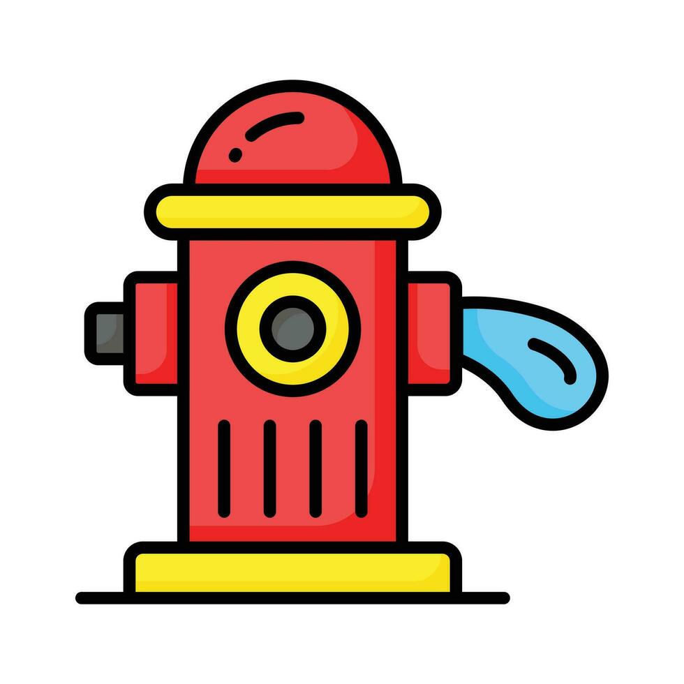 Check this carefully designed icon of fire hydrant in modern style vector